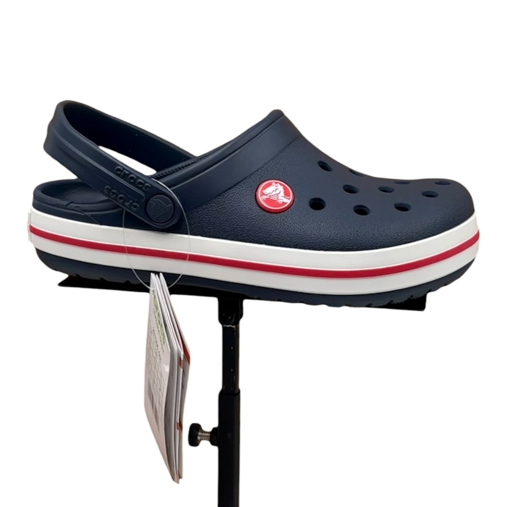 Crocs Crocband Toddler Boys Girls Slip-on Clogs Size 10 Navy Blue Water Friendly